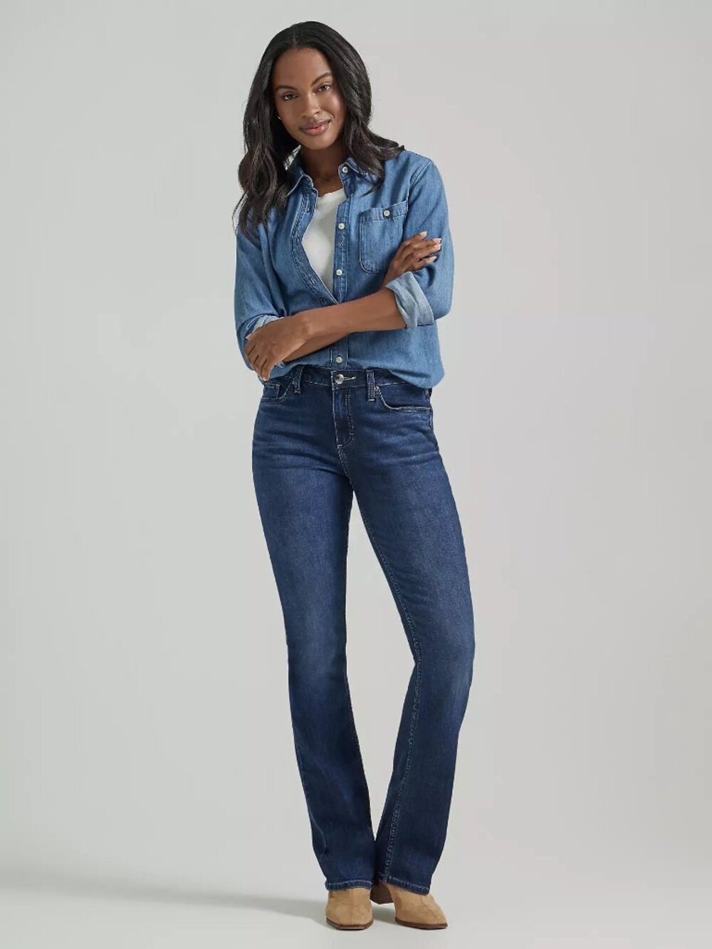 NWT New Lee Legendary Regular Bootcut Jeans Size 10 Long